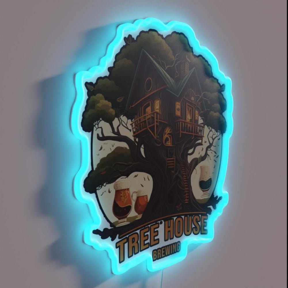 Tree House Brewing Rgb Led Neon Sign Bar Wall Led Sign - Shineneon