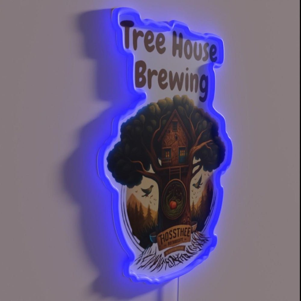 Tree House Brewing Rgb Led Neon Sign Business Bar Wall Neon Sign - Shineneon
