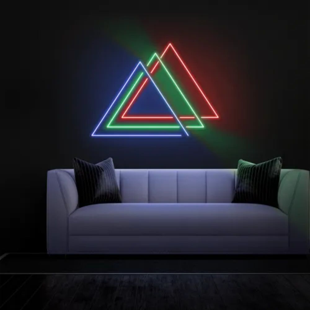 Triangles Led Neon Sign | Shineneon
