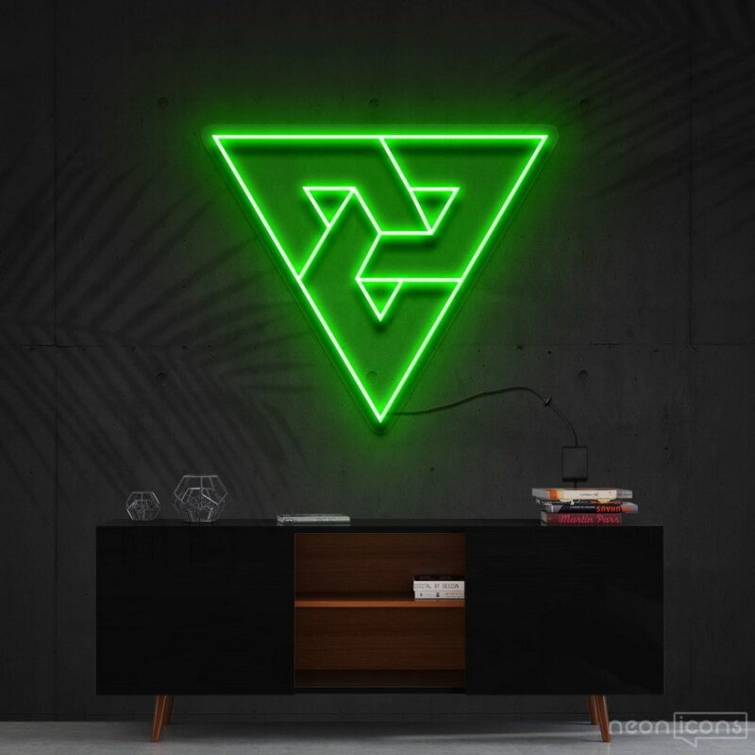 Triangles Led Neon Sign Fmodern And Geometric Decor - Shineneon
