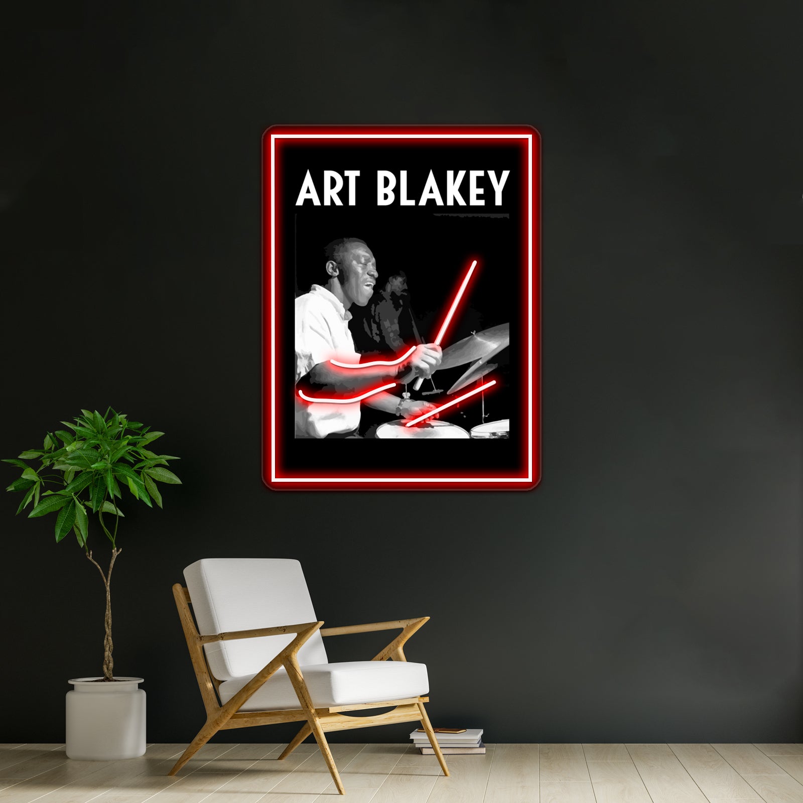 Tribute To Art Blakey Wall Artwork Neon Signs | Shineneon