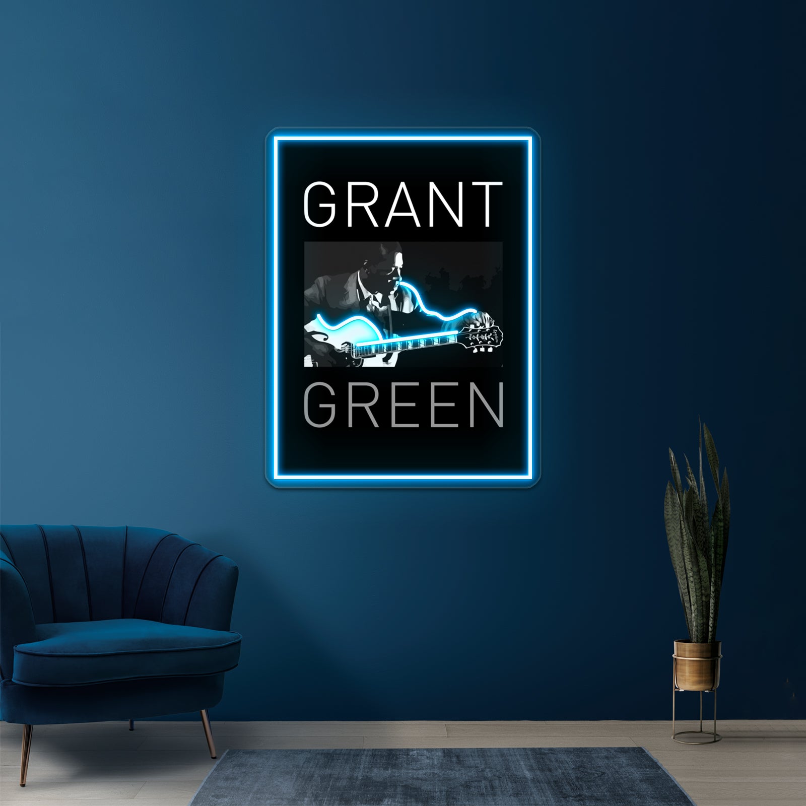 Tribute To Grant Green Bw1 Wall Artwork Neon Signs | Shineneon