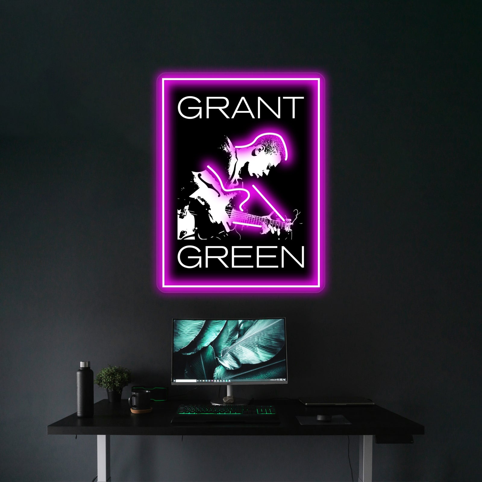 Tribute To Grant Green Bw4 Wall Artwork Neon Signs | Shineneon