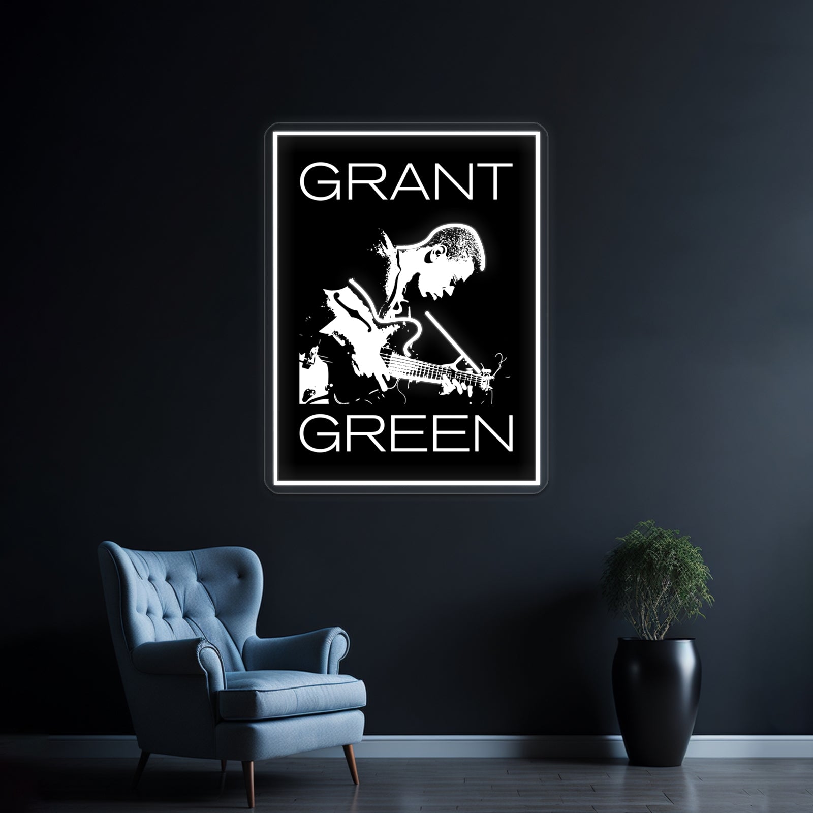 Tribute To Grant Green Bw4 Wall Artwork Neon Signs | Shineneon