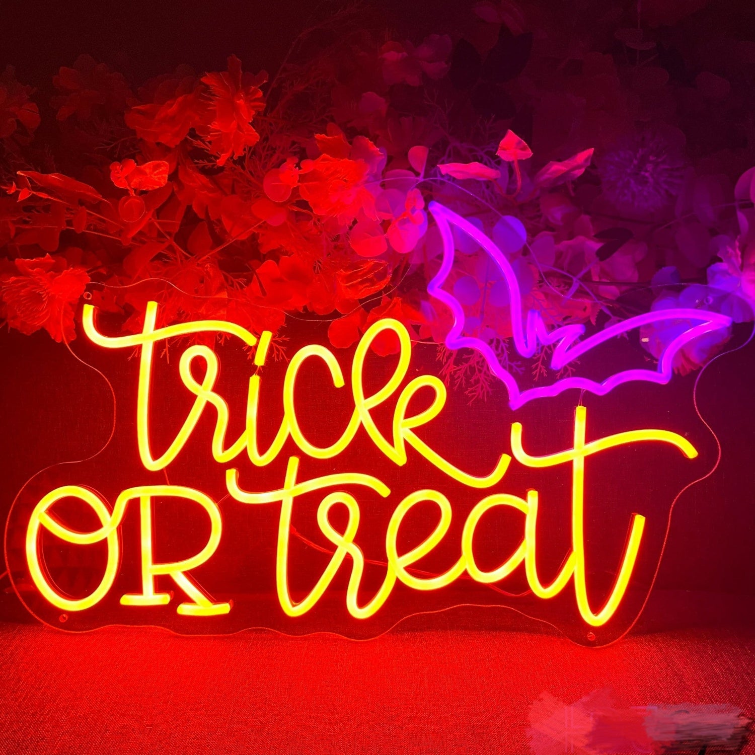 Trick Or Treat Halloween Neon Sign | Shineneon