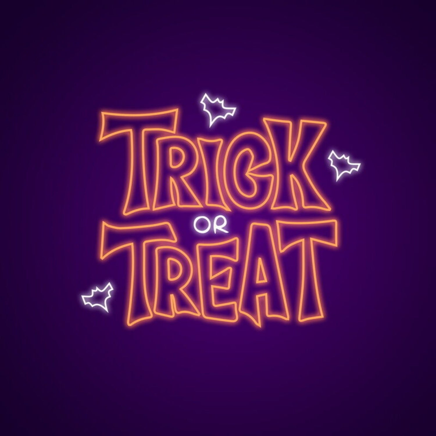 Trick Or Treat Neon Sign Perfect For Halloween Festivities | Shineneon