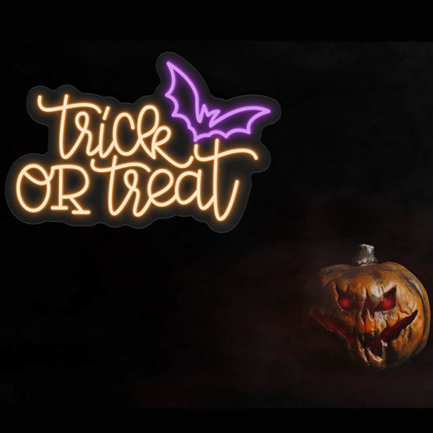 Trick Or Treat Neon Sign Wall Art Decor | Shineneon