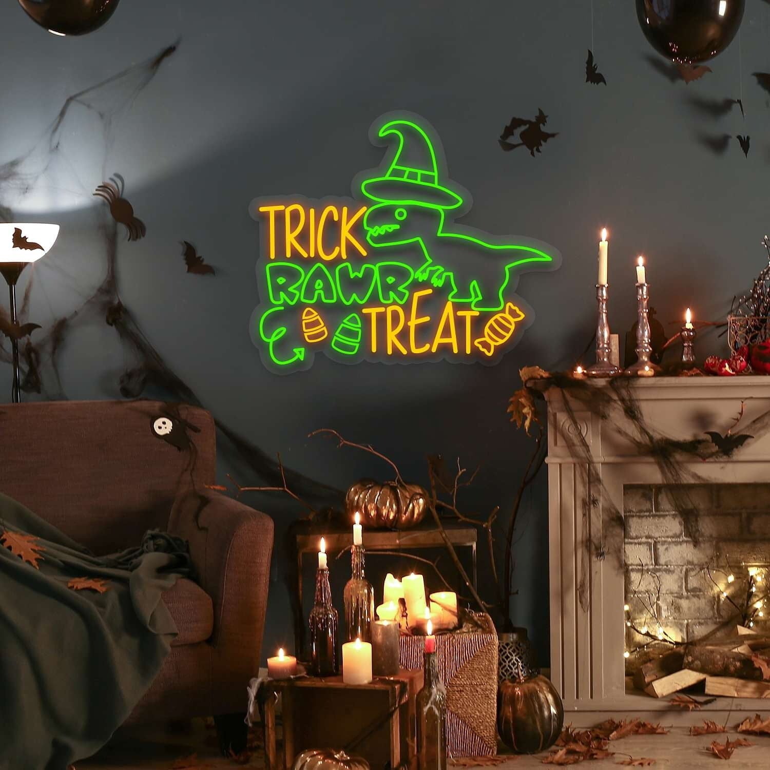Trick Rawr Treat Neon Sign | Shineneon
