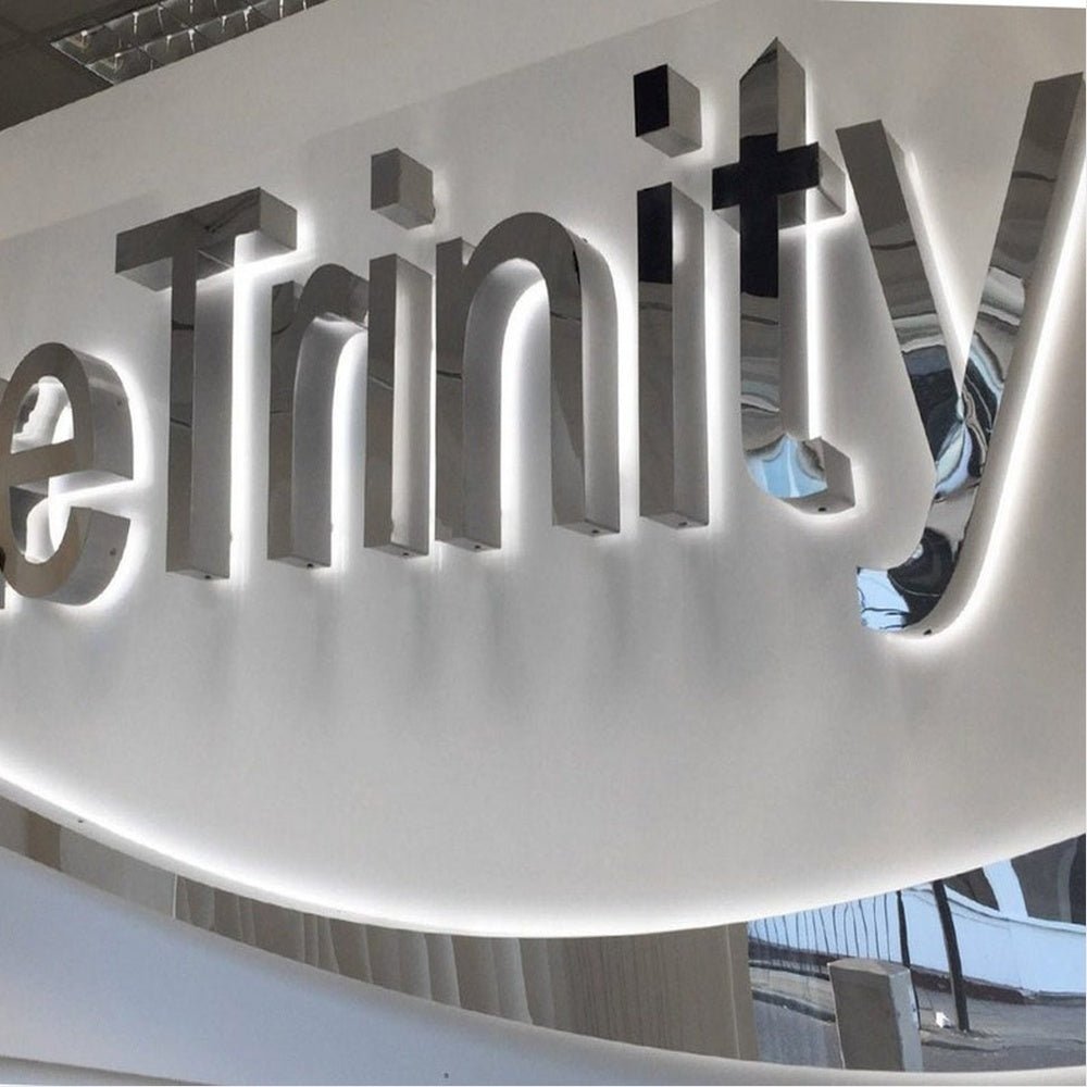 Trinity 3D Backlit Channel Letters Led Light Sign - Shineneon