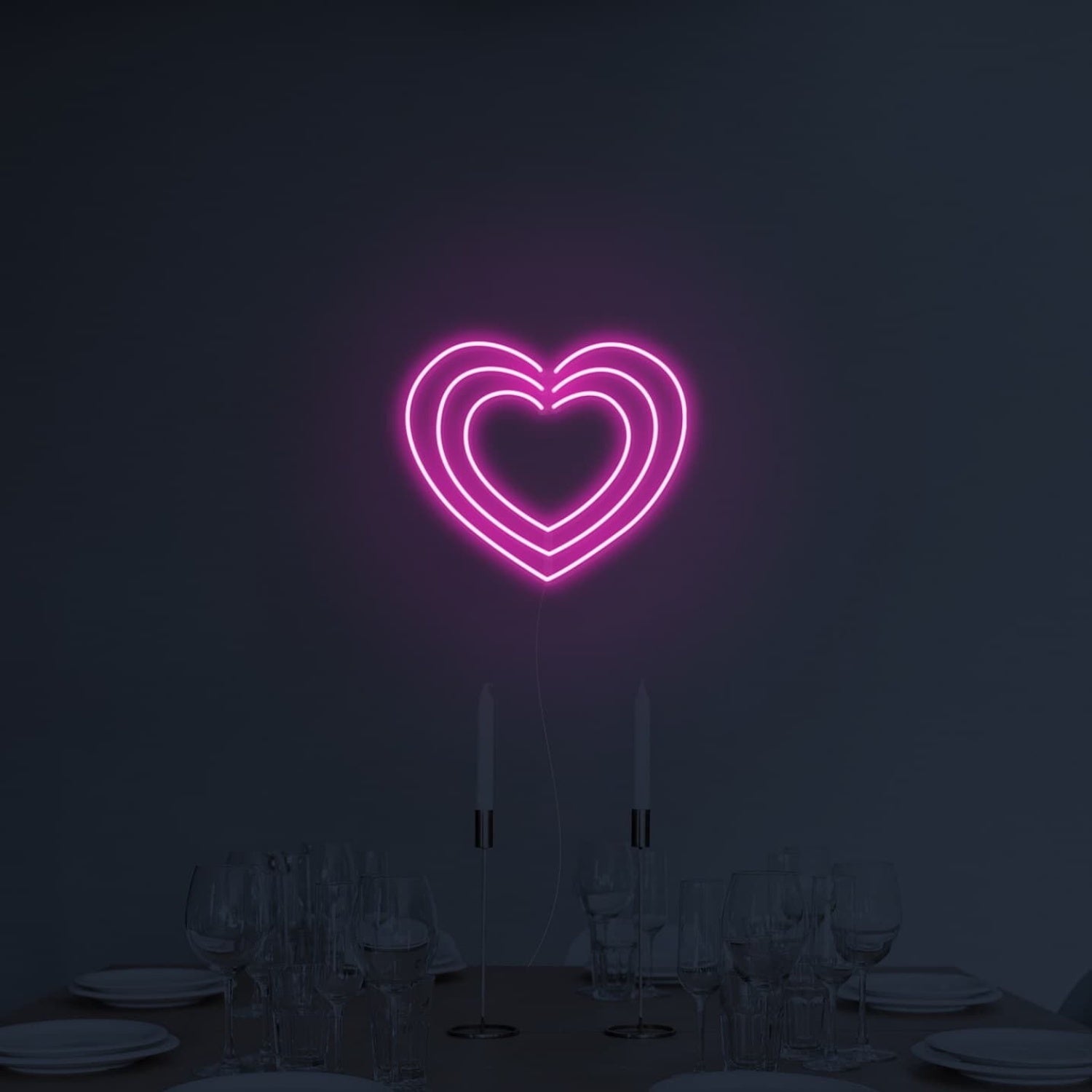 Triple Hearts Neon Sign | Shineneon
