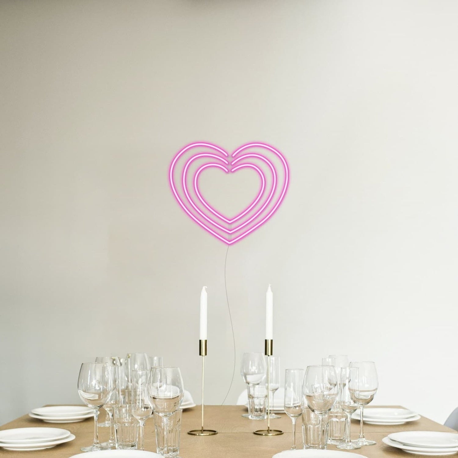 Triple Hearts Neon Sign | Shineneon