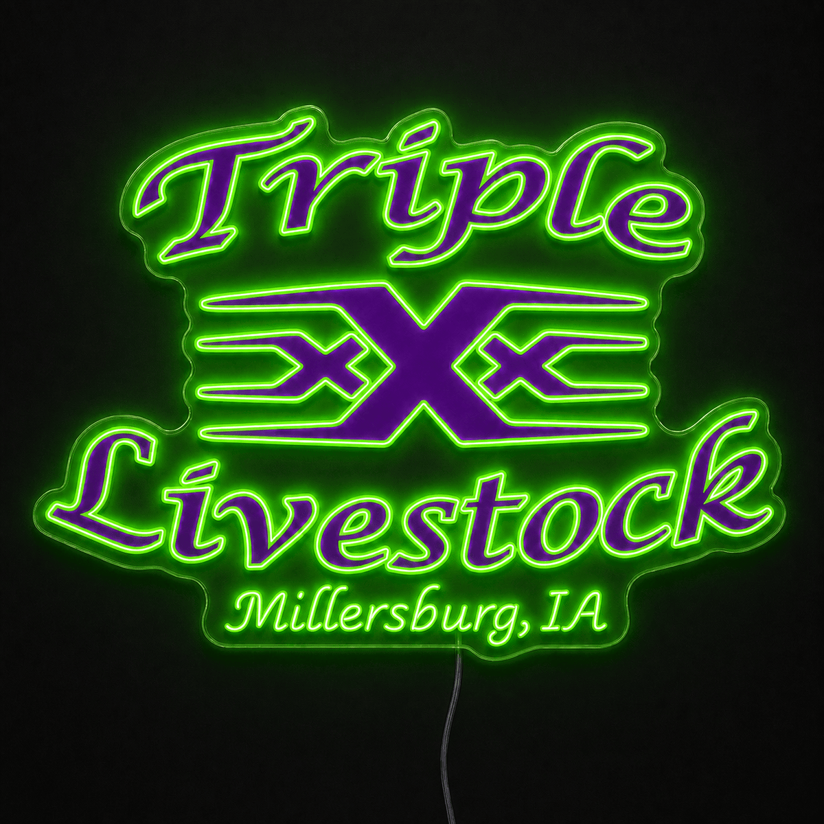 Triple Livestock Custom LED Neon Sign - Shineneon