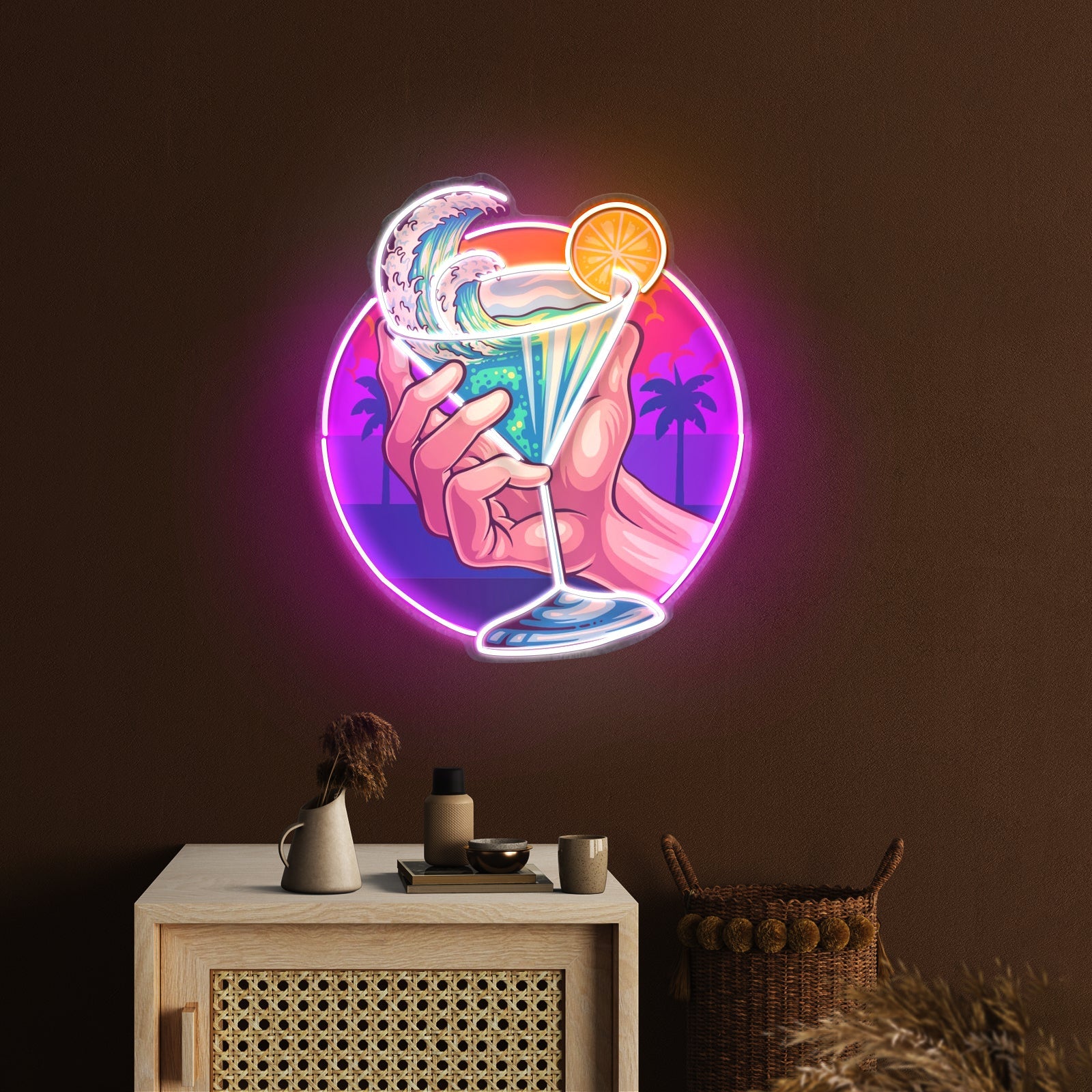 Tropical Mocktail Led Neon Sign Light Custom Led Signs - Shineneon