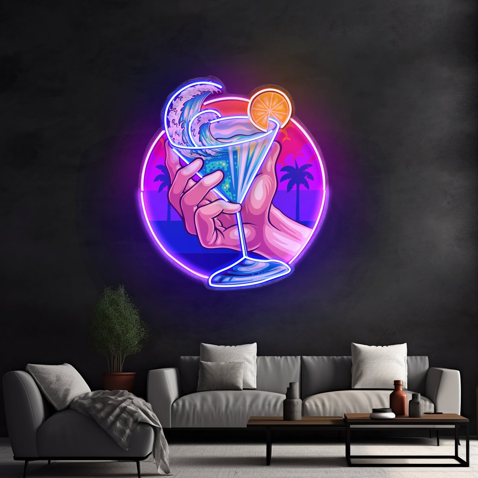 Tropical Mocktail Led Neon Sign Light Custom Led Signs - Shineneon