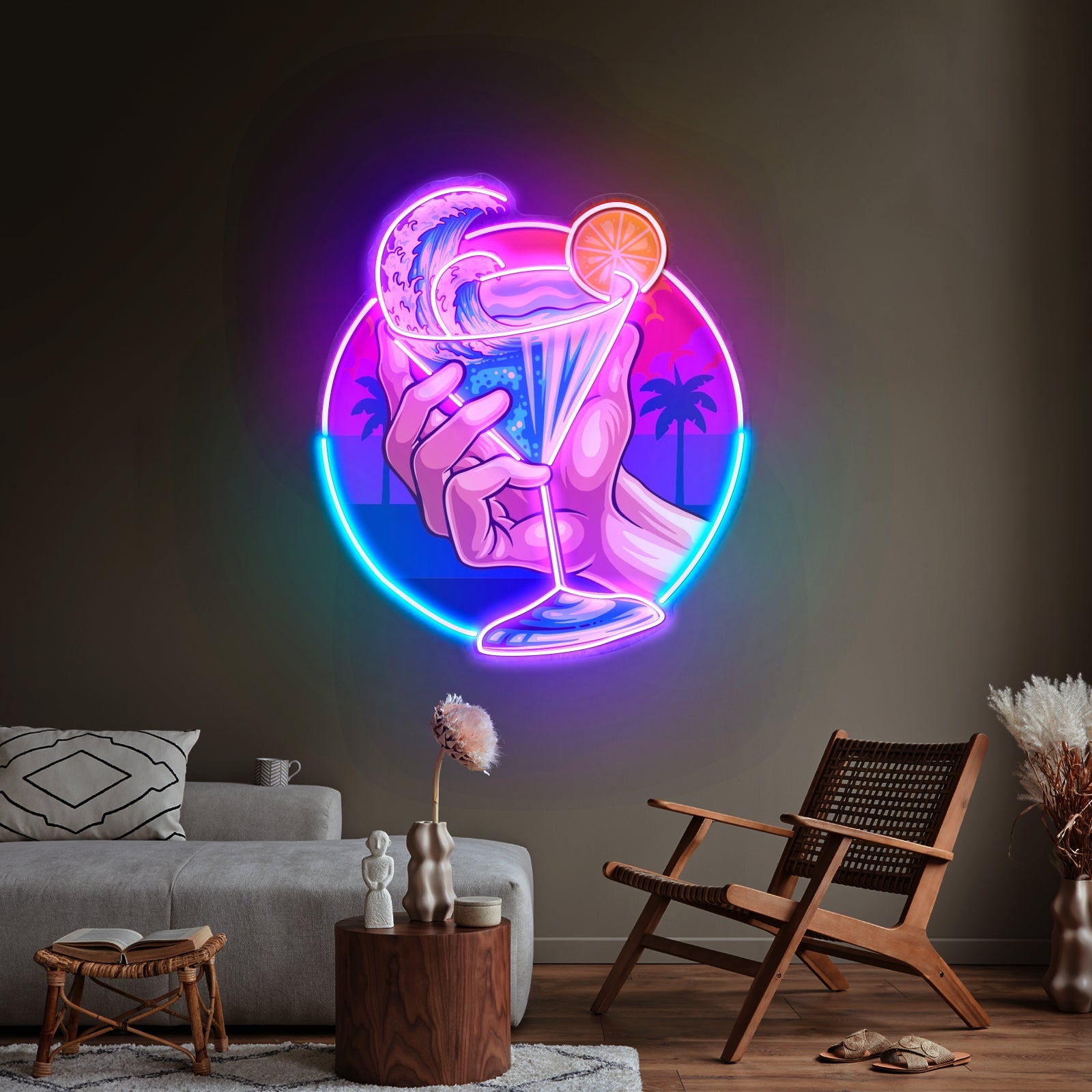 Tropical Mocktail Led Neon Sign Light Custom Led Signs - Shineneon