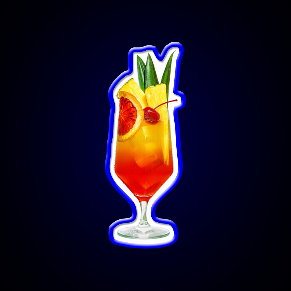 Tropical Sunrise Party Drink Tequila Led Neon Sign Rgb Color
