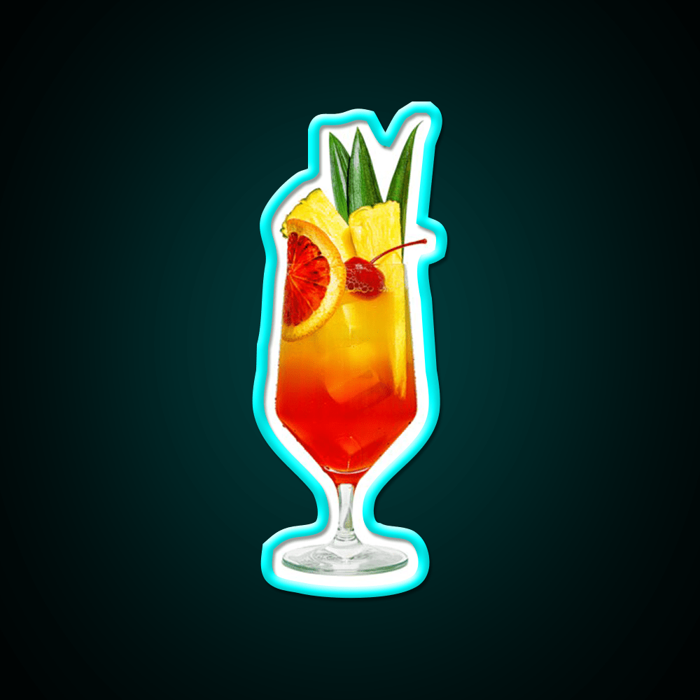 Tropical Sunrise Party Drink Tequila Led Neon Sign Rgb Color - Shineneon
