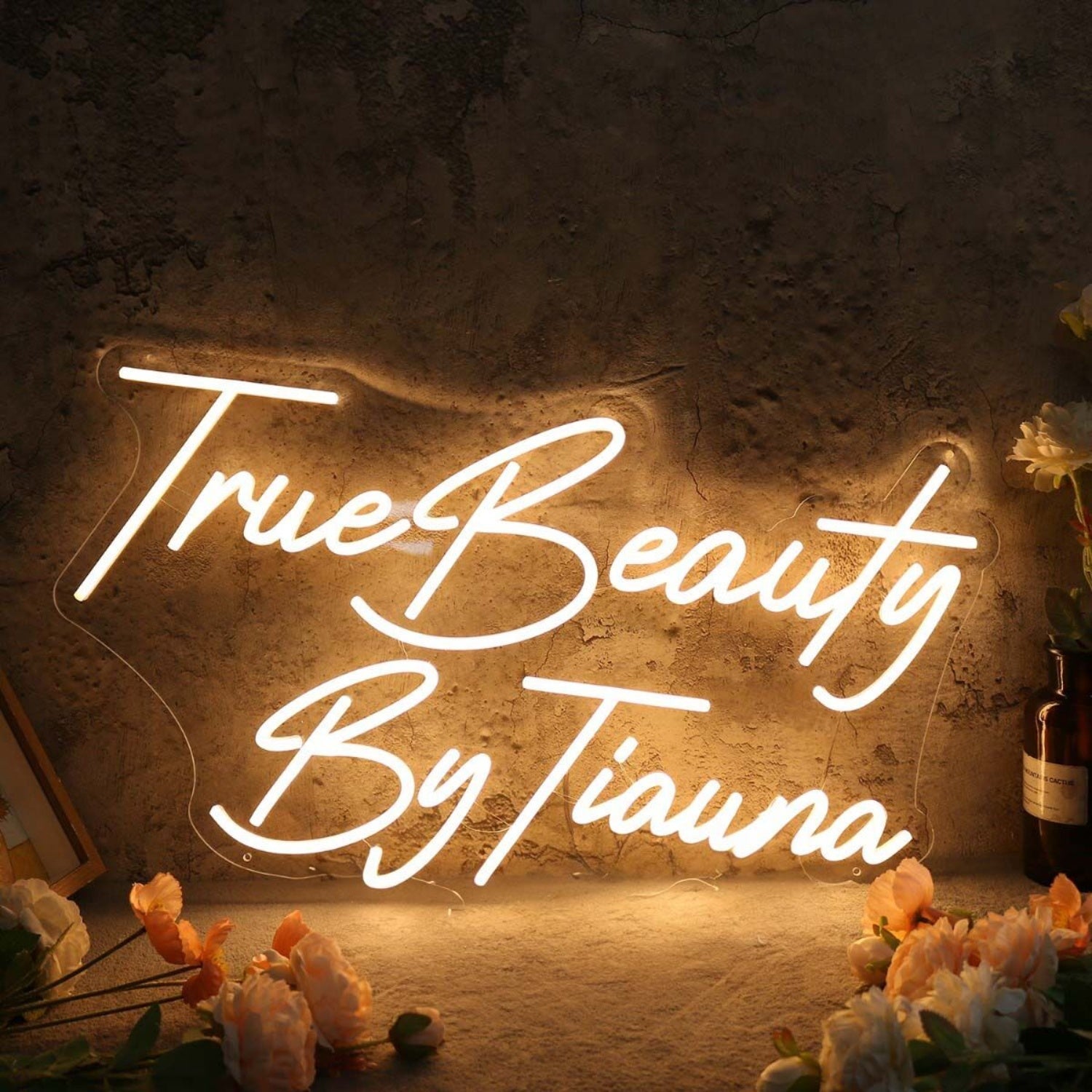True Beauty By Tiauna Yellow Led Neon Sign - Shineneon