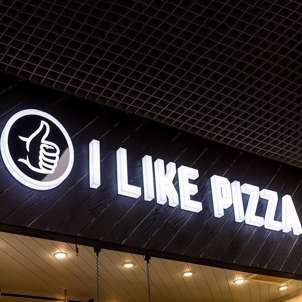 Trumb I Like Pizza 3D Front And Back Lit Letters Acrylic Led Sign - Shineneon
