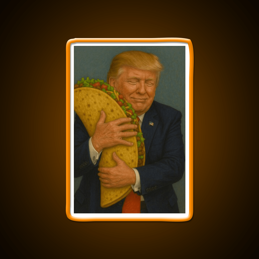 Trump Taco V6 Taco Led Neon Sign Mexican Food Sign Rgb Color - Shineneon