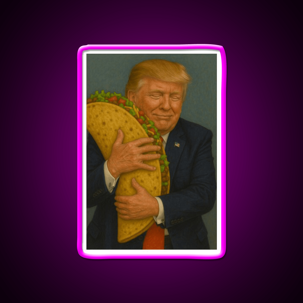 Trump Taco V6 Taco Led Neon Sign Mexican Food Sign Rgb Color - Shineneon