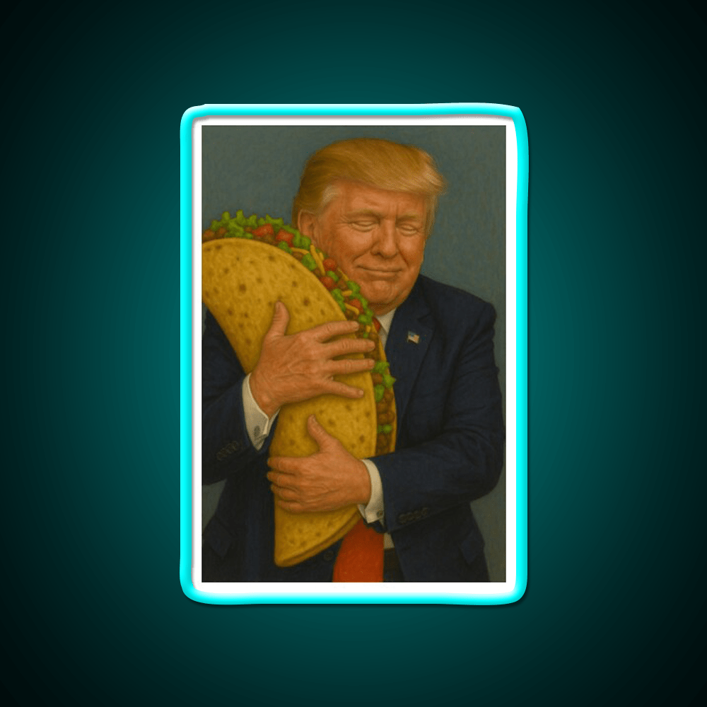 Trump Taco V6 Taco Led Neon Sign Mexican Food Sign Rgb Color - Shineneon