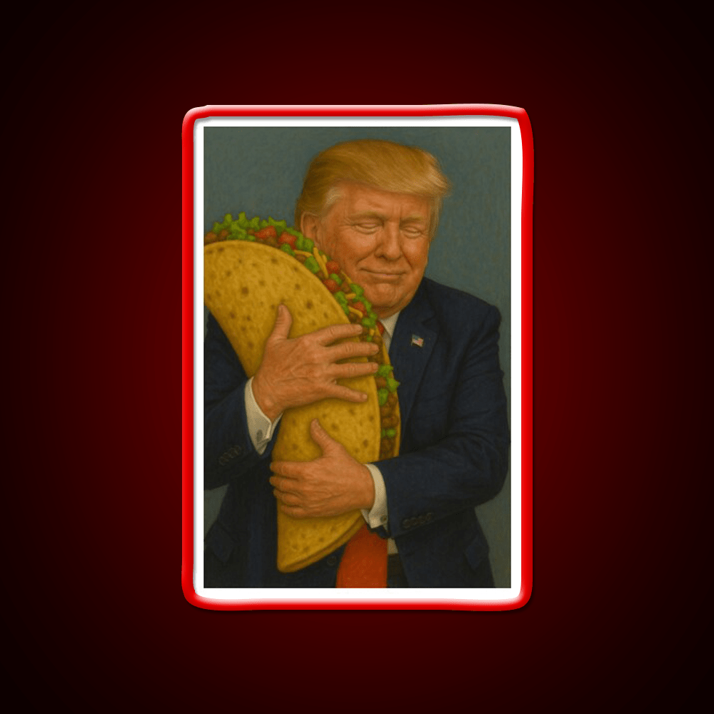 Trump Taco V6 Taco Led Neon Sign Mexican Food Sign Rgb Color - Shineneon