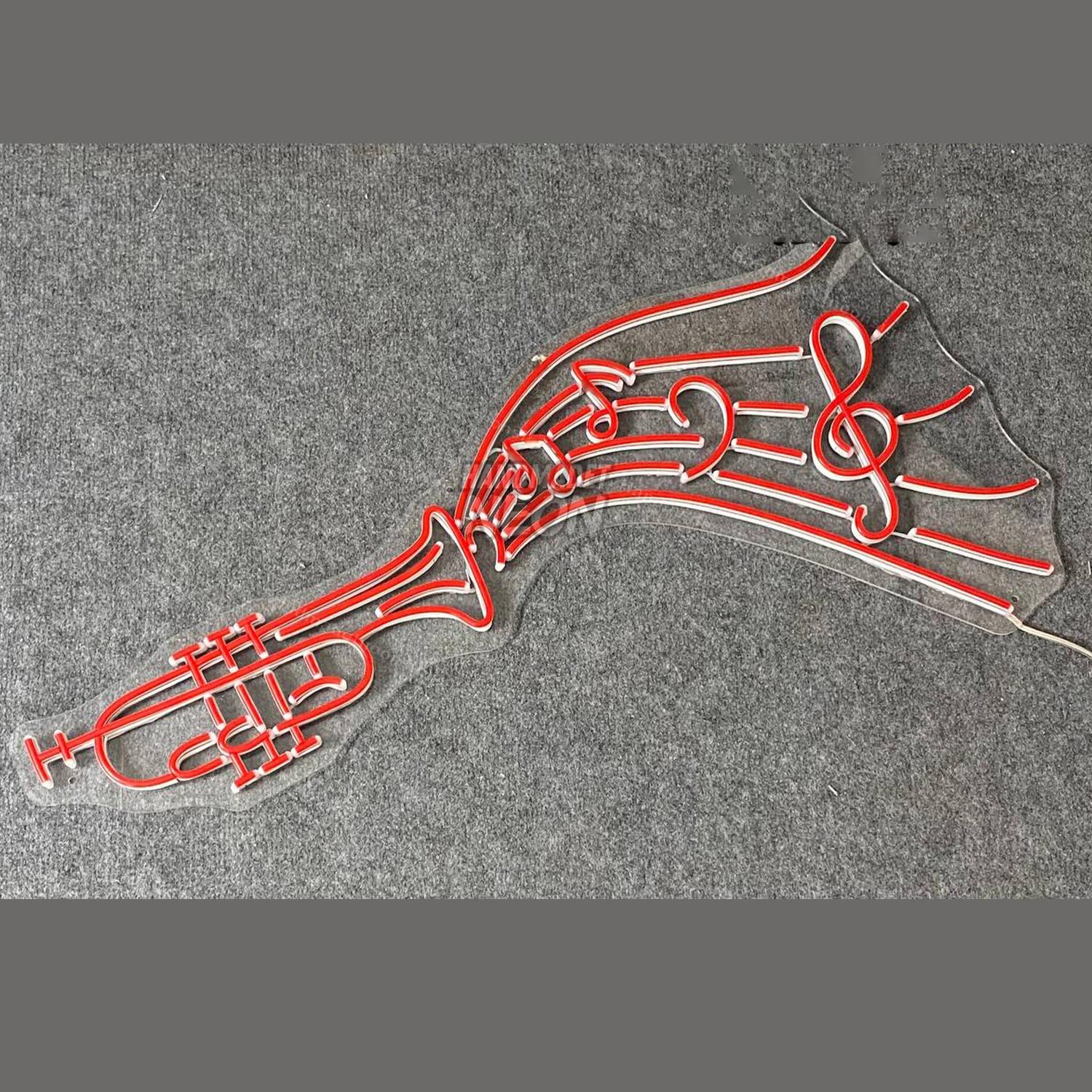 Trumpet Music Flow Led Neon Sign Musical Instrument | Shineneon