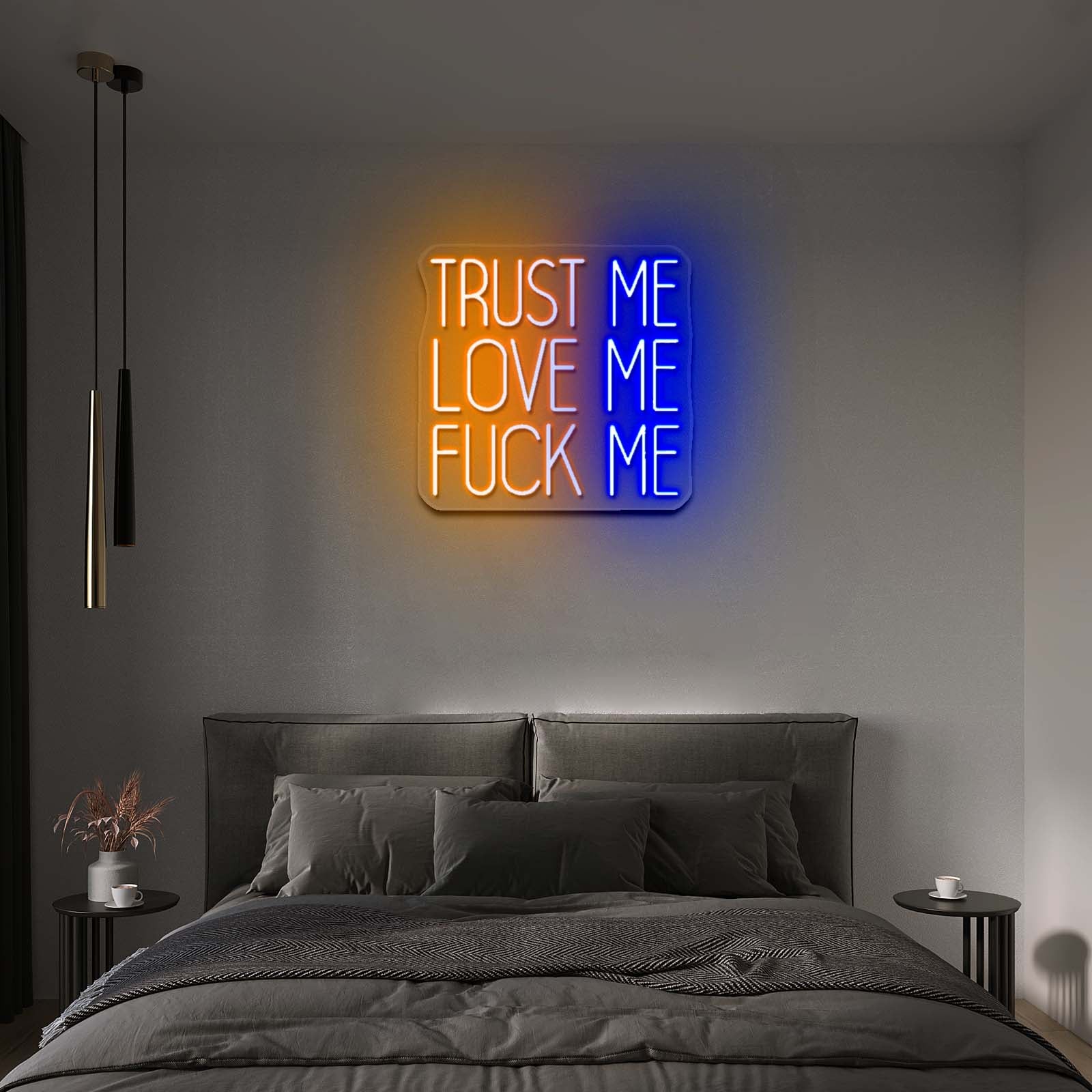 Vibrant Noel Gloves Christmas Led Neon Acrylic Artwork For Sale