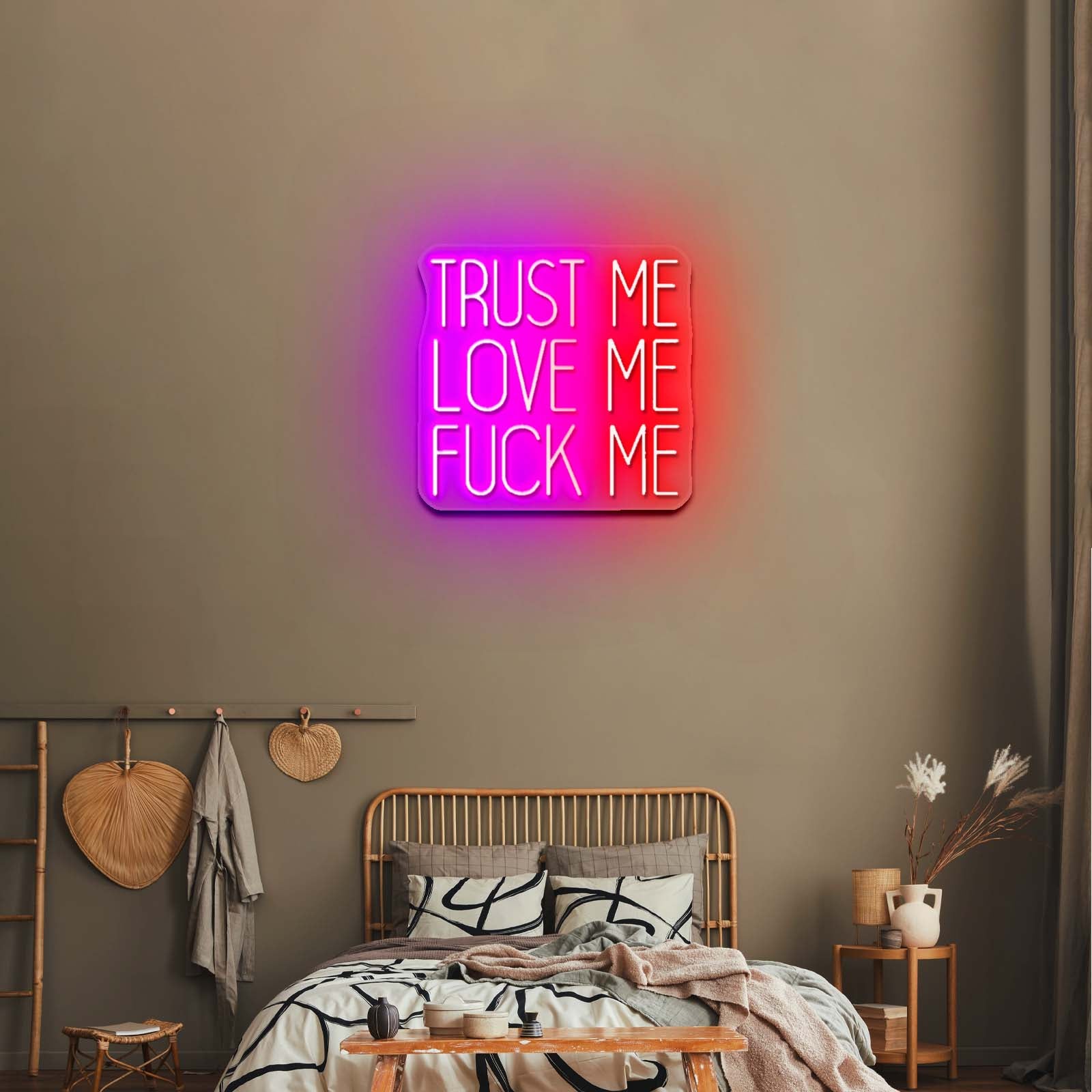 Vibrant Noel Gloves Christmas Led Neon Acrylic Artwork For Sale