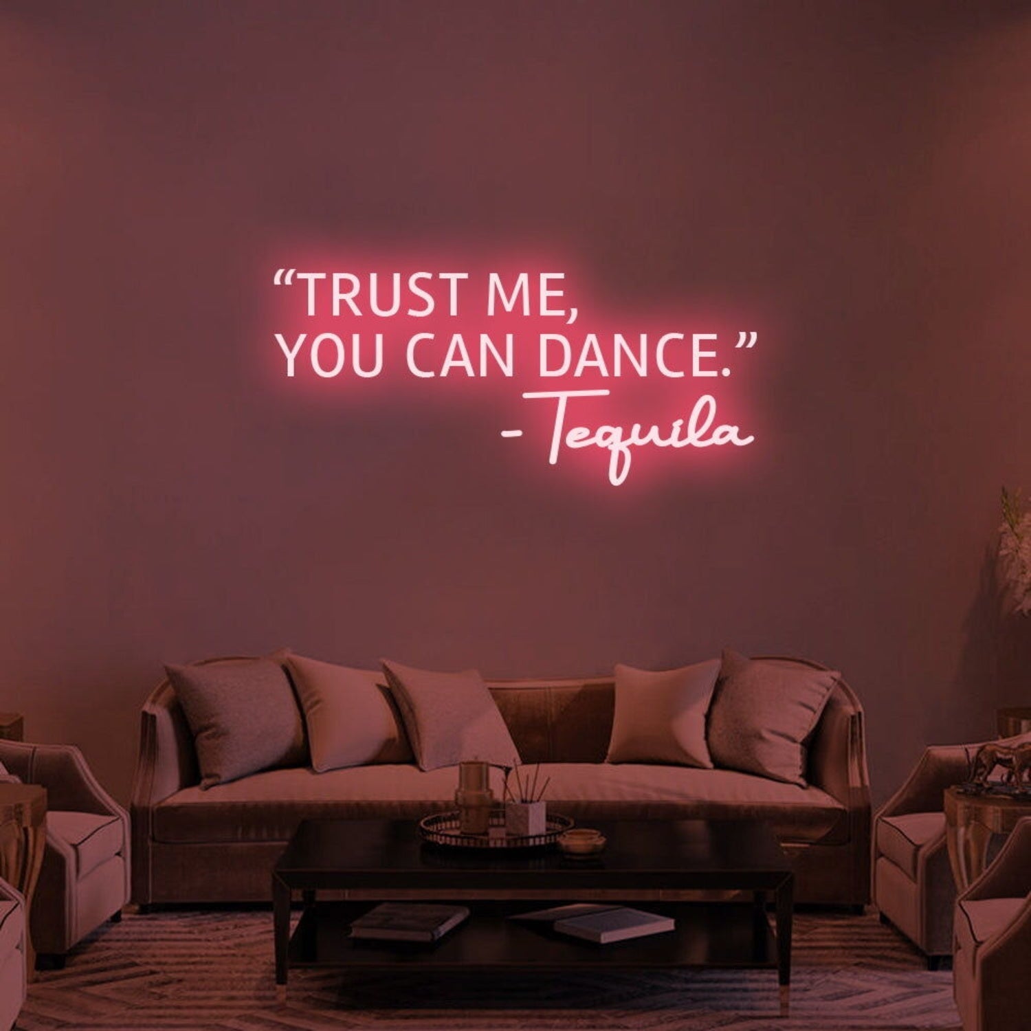 Trust Me You Can Dance Led Neon Sign For Fun And Social Spaces - Shineneon
