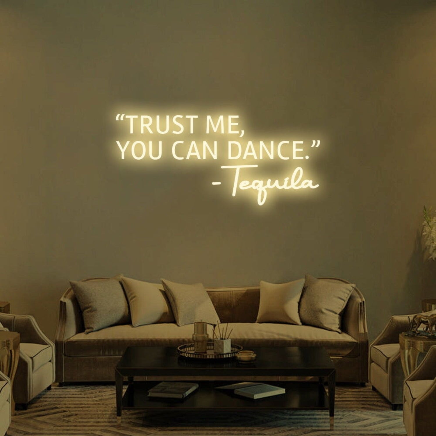 Trust Me You Can Dance Led Neon Sign For Fun And Social Spaces - Shineneon