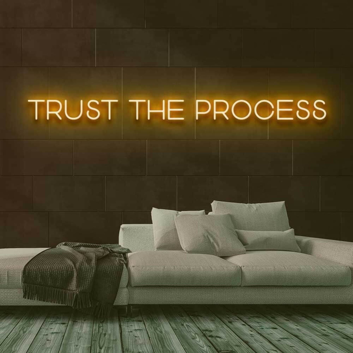 Trust The Process Led Neon Sign For Motivational | Shineneon
