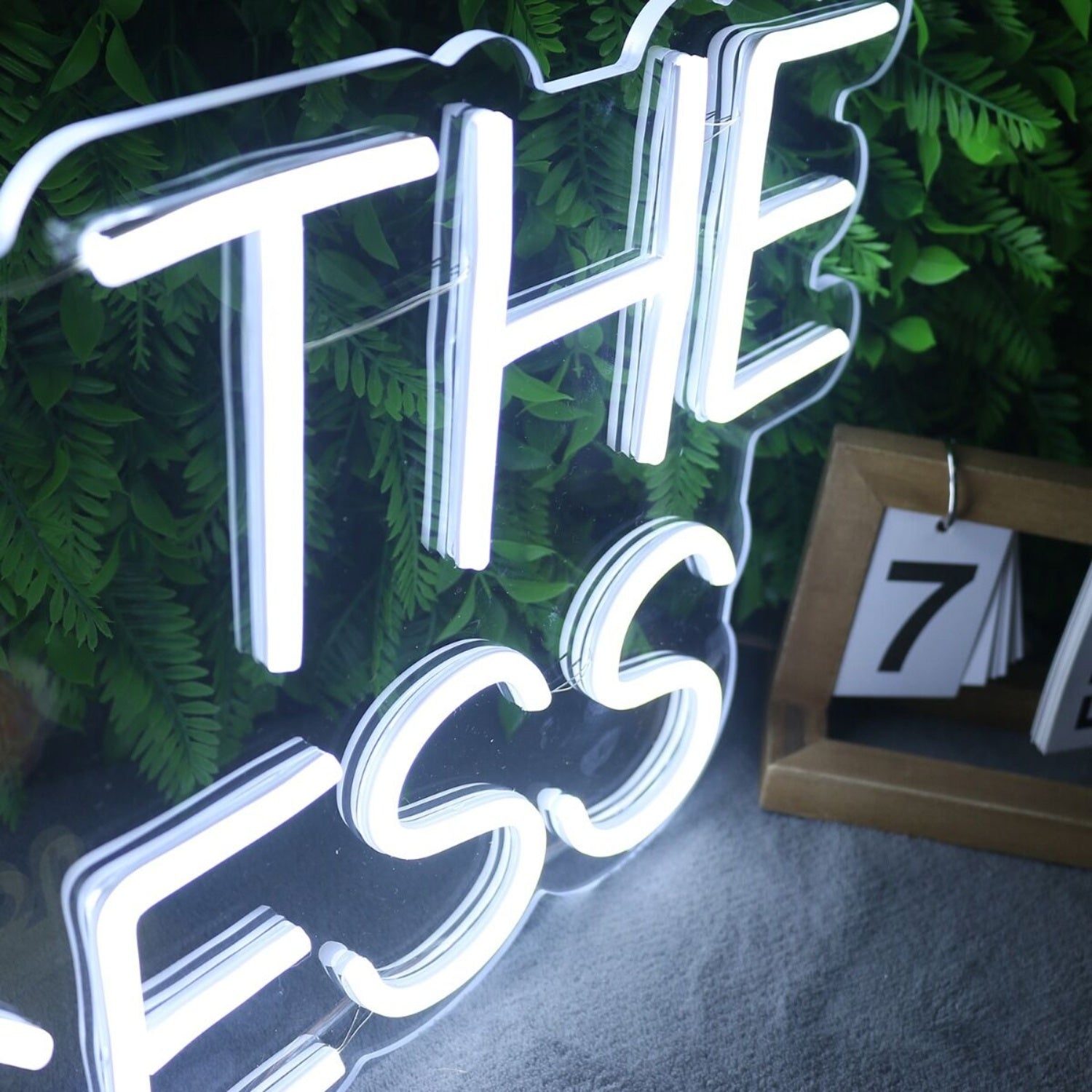 Trust The Process White Led Neon Sign | Shineneon