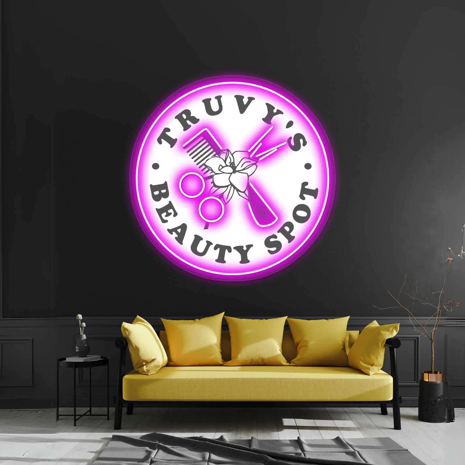 Truvys Beauty Spot Artwork Personalized Neon Signs | Shineneon