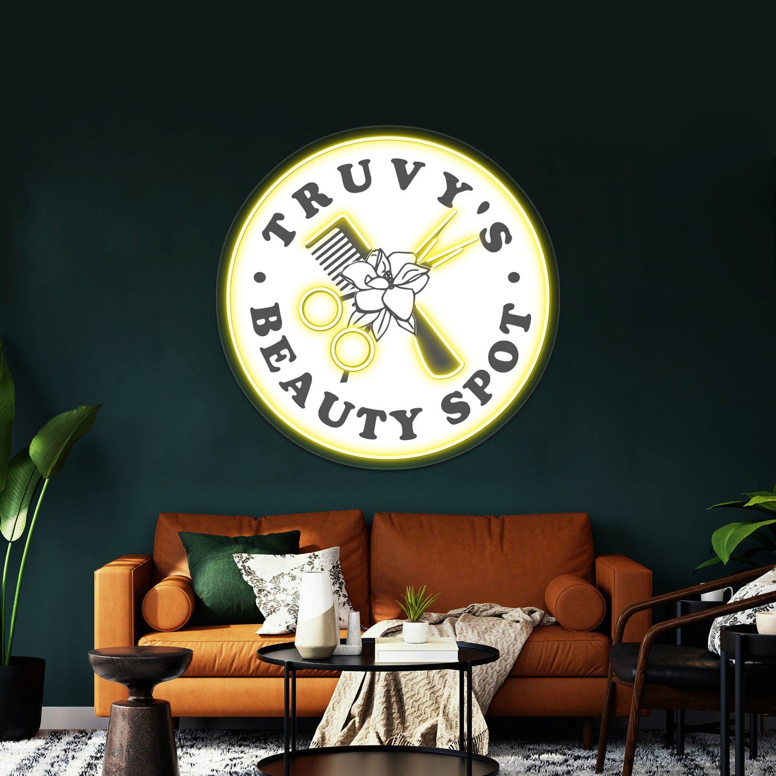 Truvys Beauty Spot Artwork Personalized Neon Signs | Shineneon