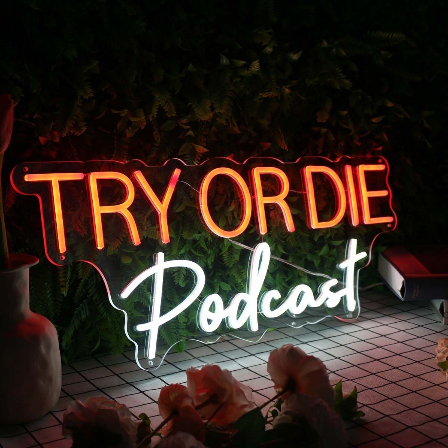 Try Or Die Podcast Custom Led Neon Sign - Shineneon