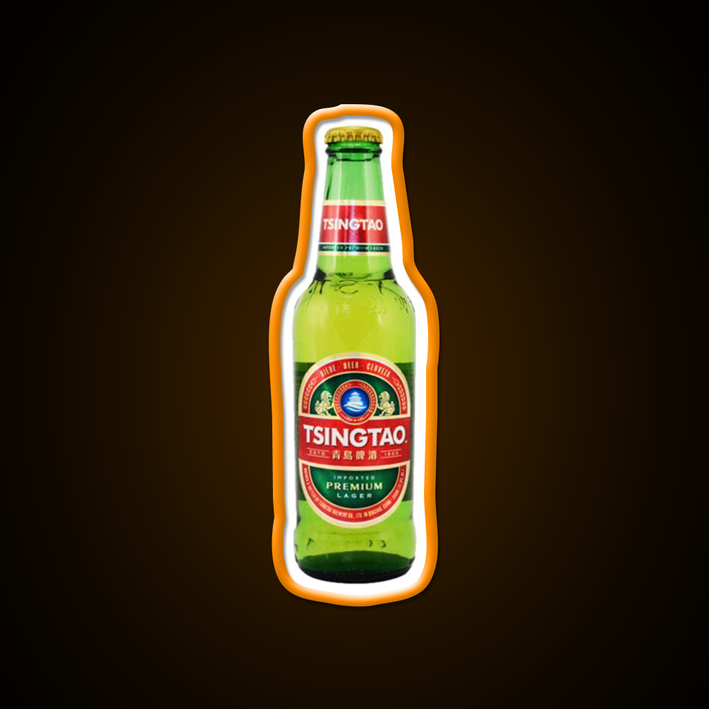 Tsingtao Beer Bar Decor Led Neon Sign Rgb Color - LED neon sign view 6