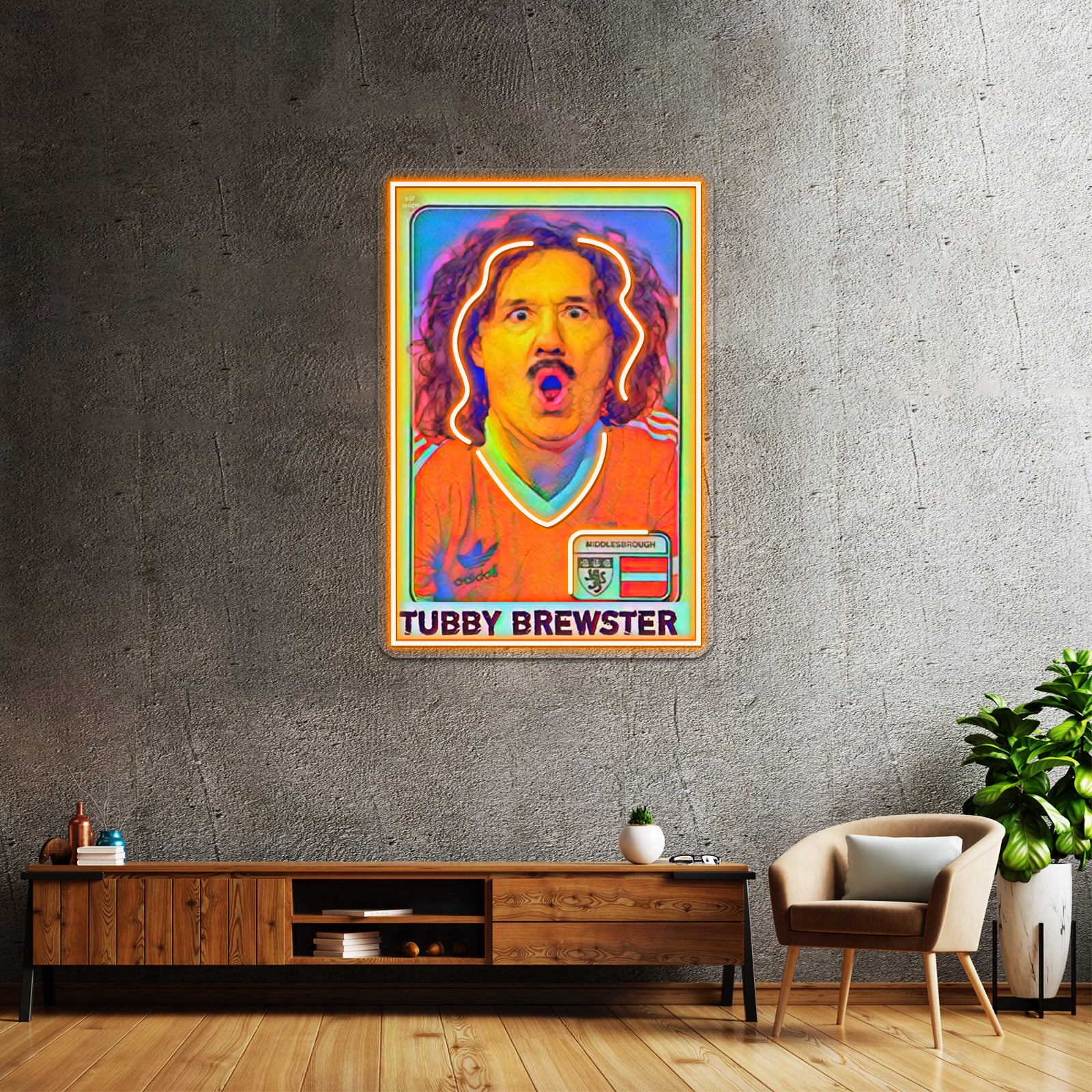 Tubby Brewster Signs For Boro Artwork Personalized Neon Signs | Shineneon