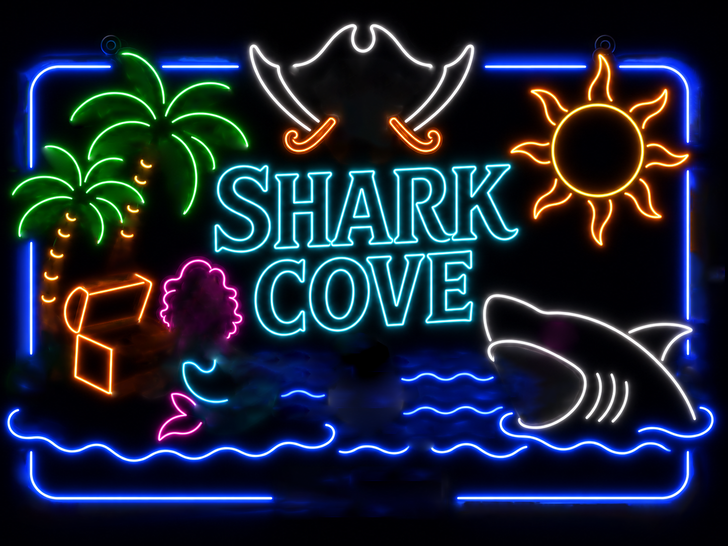 Shark Cove Custom Led Neon Sign Waterproof