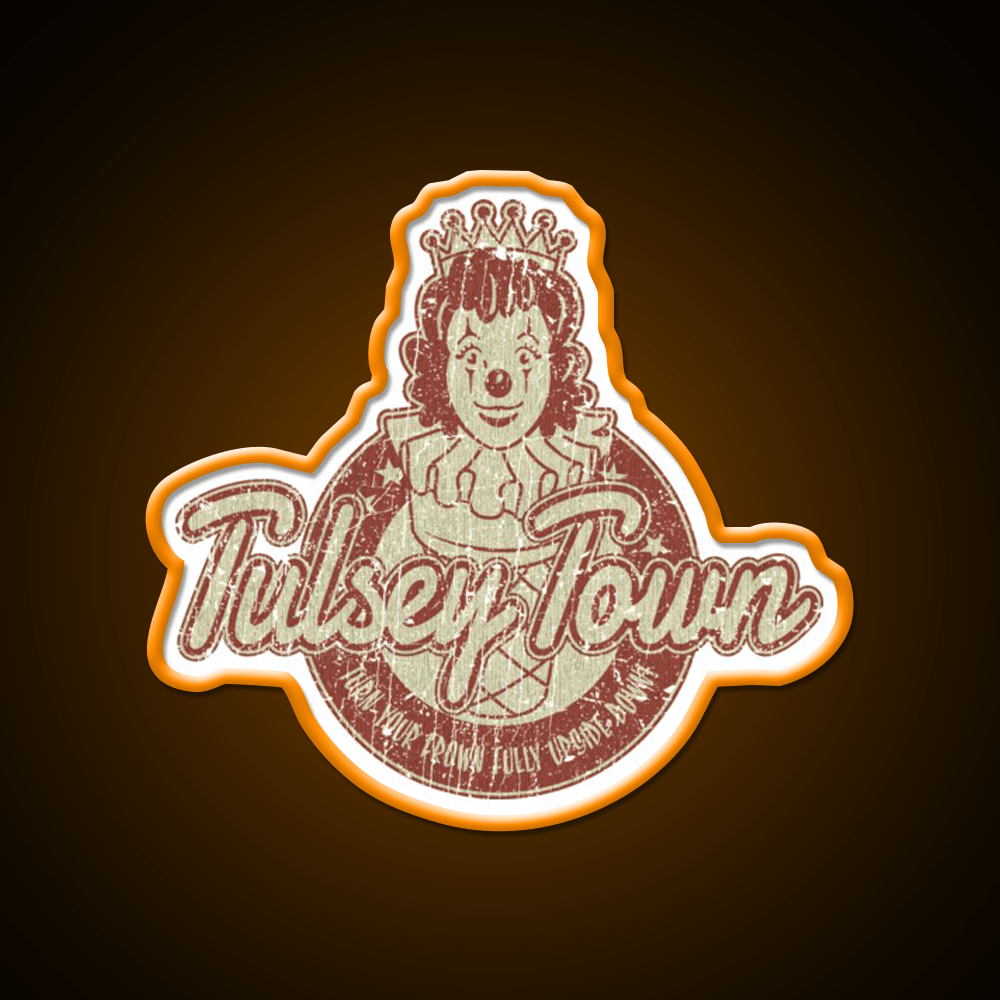 Tulsey Town Ice Cream 1940 Fast Food Led Neon Sign For Burger Place Rgb Color - Shineneon