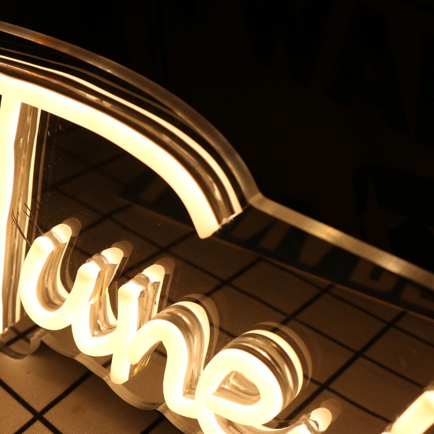 Tune In Tap In Turn On Yellow Led Neon Sign - Shineneon
