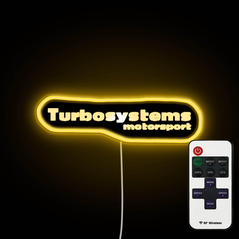 Turbosystems Motorsport Neon Sign - Shineneon
