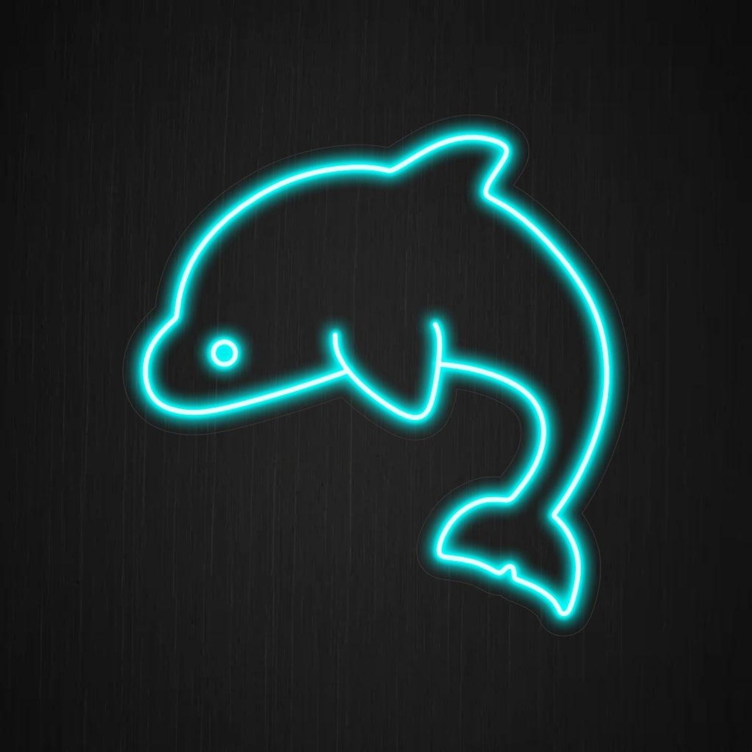 Turquoise Leaping Dolphin Led Neon Sign For Kids Room Decor | Shineneon
