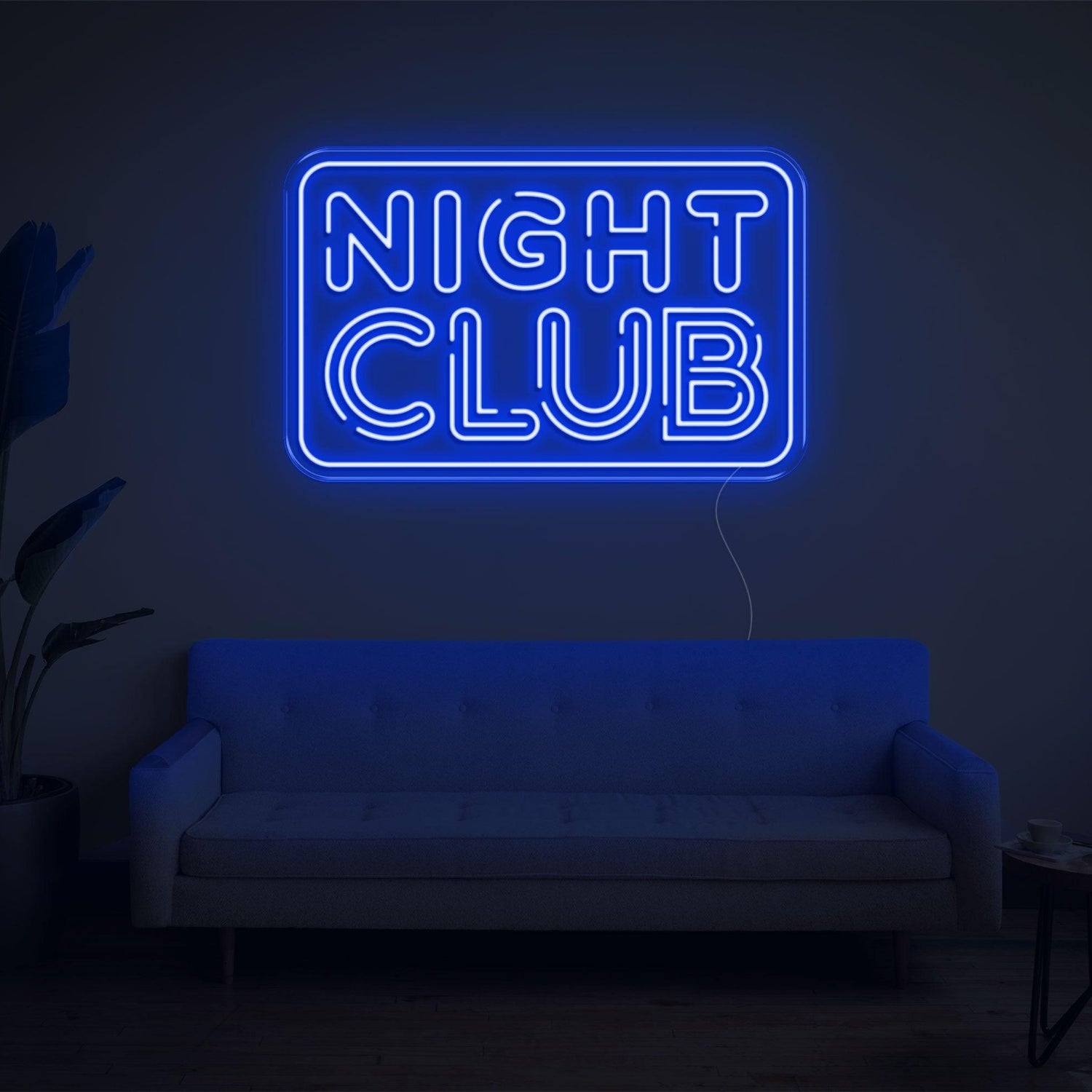 Turquoise Night Club Led Neon Sign For Retro-Themed Parties And Lounge Decor | Shineneon
