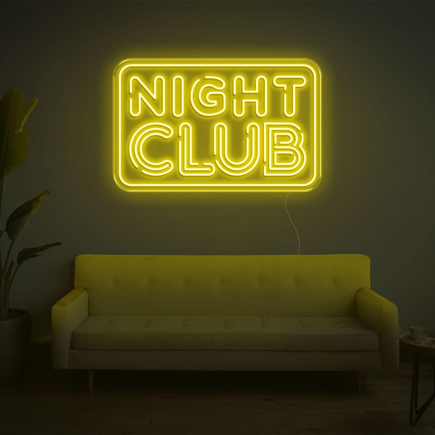 Turquoise Night Club Led Neon Sign For Retro-Themed Parties And Lounge Decor | Shineneon