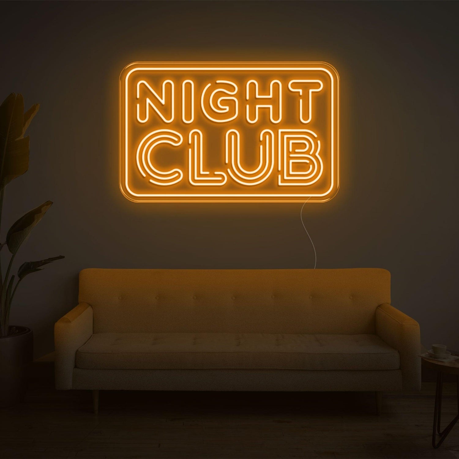 Turquoise Night Club Led Neon Sign For Retro-Themed Parties And Lounge Decor | Shineneon
