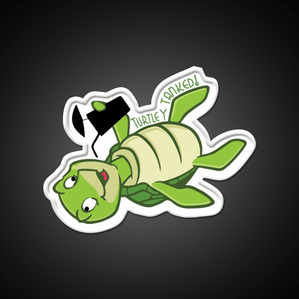 Turtley Tanked Party Drink Tequila Led Neon Sign Rgb Color - Shineneon