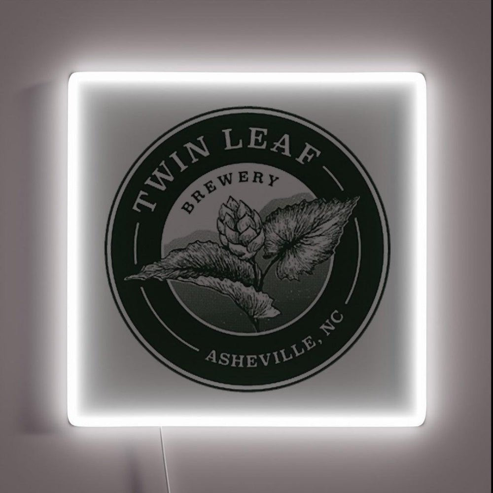 Twin Leaf Brewery Asheville Nc Rgb Led Neon Sign - Shineneon