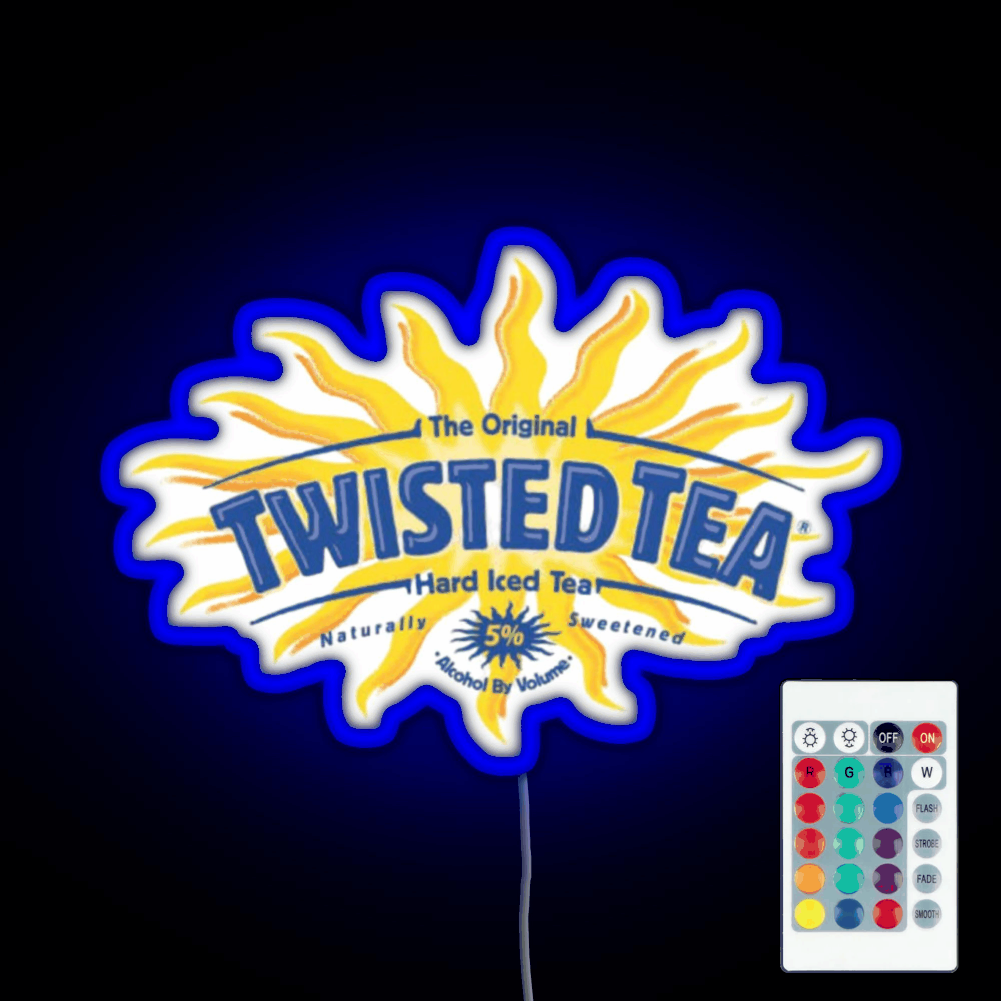 Twisted Tea Rgb Led Neon Sign Pop Wall Art